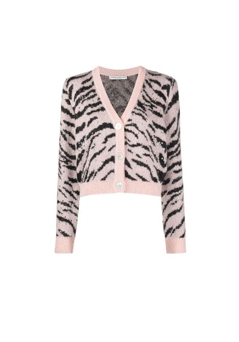 Animalier printed cardigan-women ALESSANDRA RICH | FAB3119K37609041